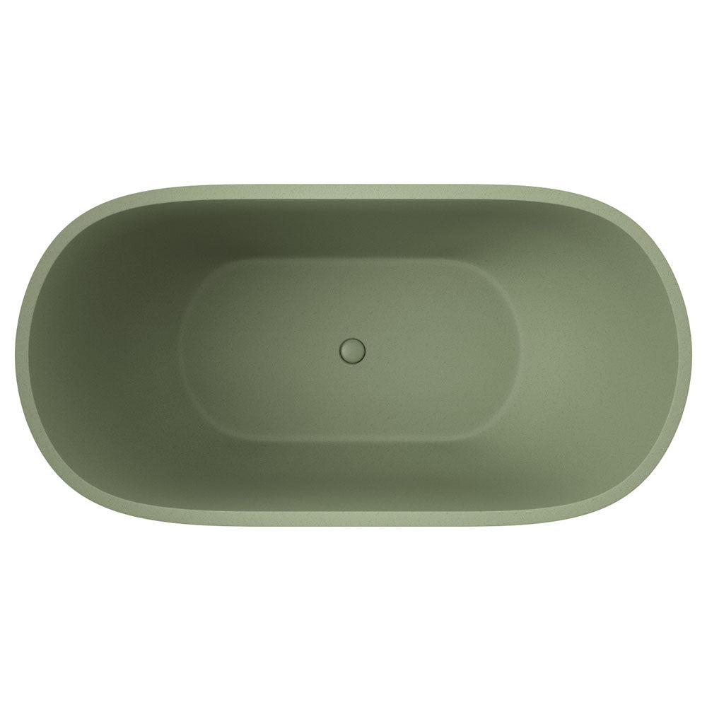 Jada Concrete Bath, Sage
