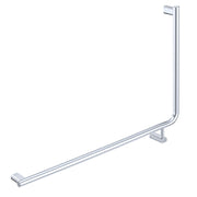 Fienza 90° Care Slimline Left-Hand Grab Rail Stainless Steel
