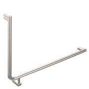 Fienza 90° Care Slimline Right-Hand Grab Rail Brushed Nickel
