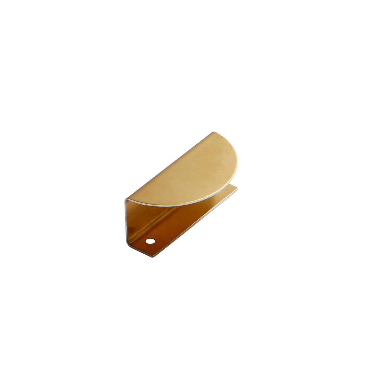 Momo Sola Half Round Lip Pull 60mm in Brushed Brass
