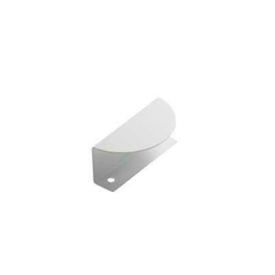 Momo Sola Half Round Lip Pull Handle 60mm in White