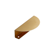 Momo Sola Half Round Lip Pull 100mm in Brushed Brass