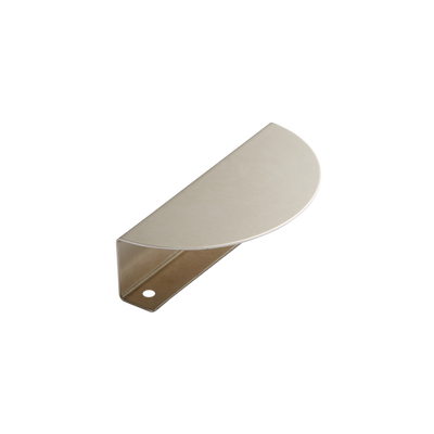 Momo Sola Half Round Lip Pull Handle 100mm in Stainless Steel
