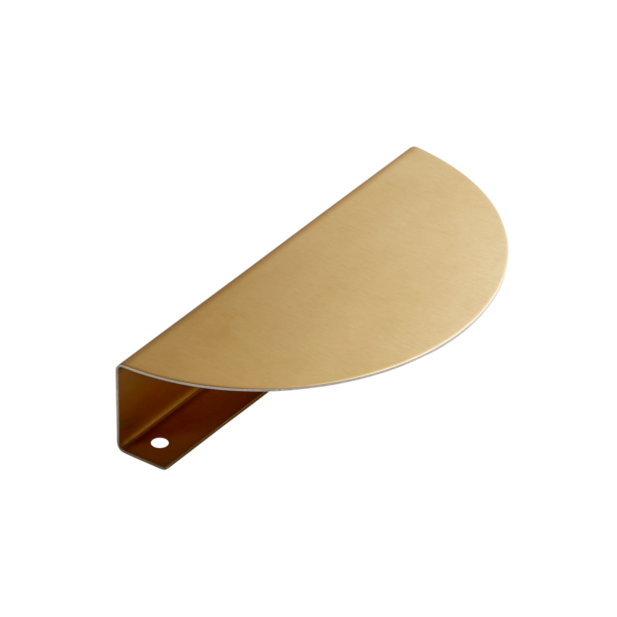 Momo Sola Half Round Lip Pull 140mm in Brushed Brass