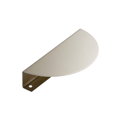 Momo Sola Half Round Lip Pull Handle 140mm in Stainless Steel