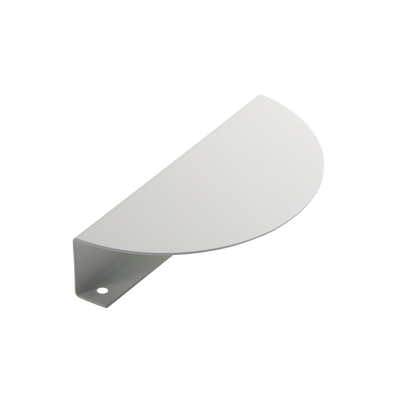 Momo Sola Half Round Lip Pull Handle 140mm in White