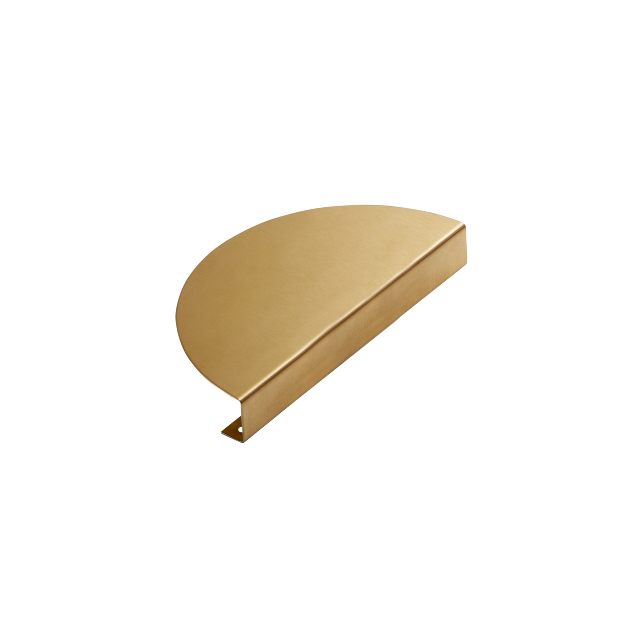 Momo Sola Half Round Lip Pull 220mm in Brushed Brass - view 2