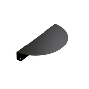 Momo Sola Half Round Lip Pull 220mm in Matt Black