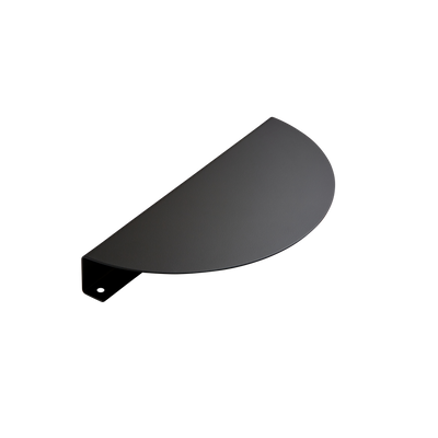 Momo Sola Half Round Lip Pull Handle 220mm in Matt Black