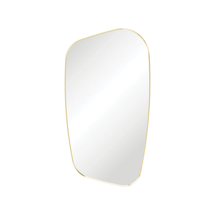 Capriccio Urban Brass Asymmetrical Framed Mirror