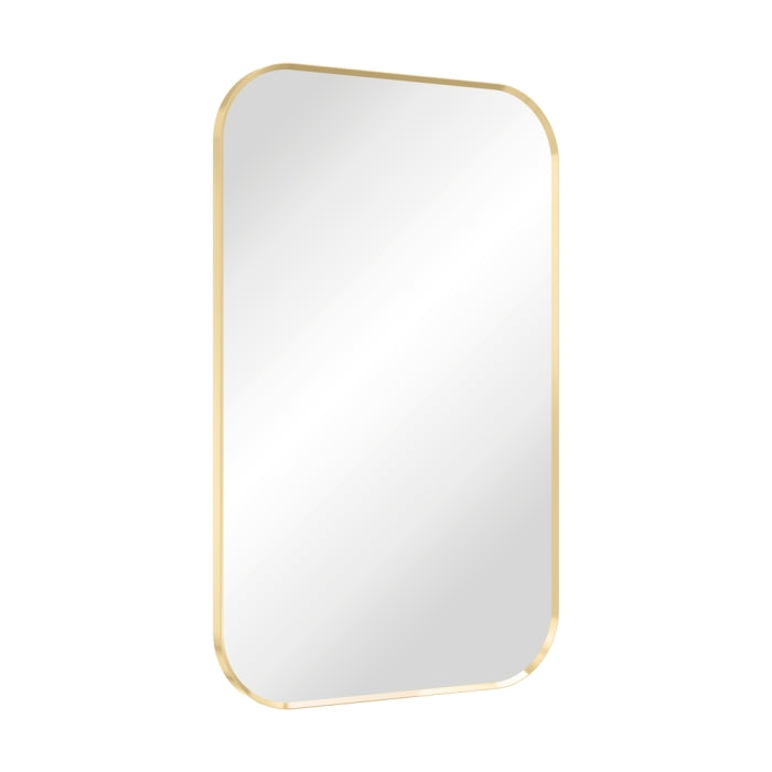 Tono Urban Brass Soft Square Framed Mirror 500 x 800mm