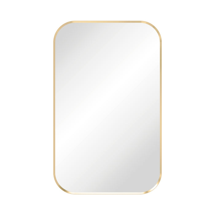 Tono Urban Brass Soft Square Framed Mirror 500 x 800mm