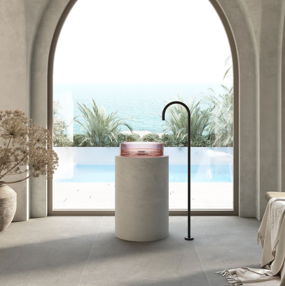 Cassa Design Wow Round Translucency Resin Stone Basin
