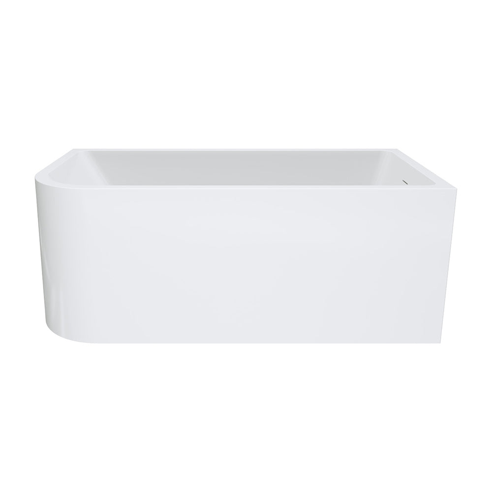 Fienza Hustle Left-Hand Multi-Fit Acrylic Bath with Overflow 1500mm