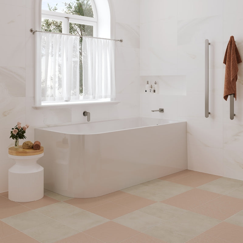 Fienza Hustle Left-Hand Multi-Fit Acrylic Bath with Overflow 1700mm