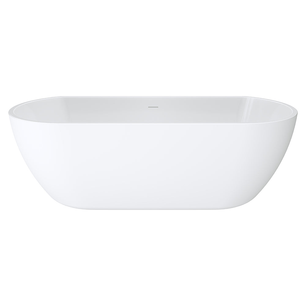 Fienza Dalia Back To Wall Bath Gloss White 1700mm