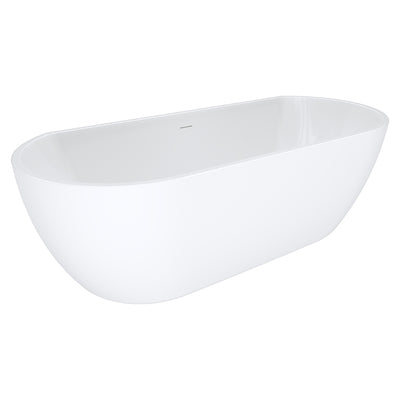 Fienza Dalia Back To Wall Bath Gloss White 1700mm