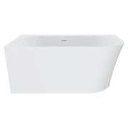 Fienza Chloe Right -Hand Acrylic Corner Bath with Overflow 1400mm Gloss White