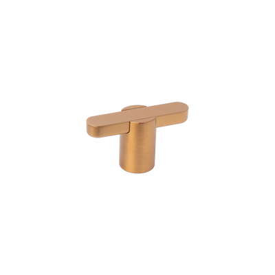 Momo Fusion T Knob 58mm in Brushed Dark Brass
