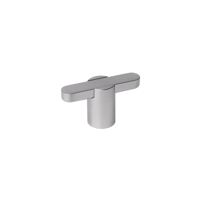 Momo Fusion T Knob 58mm in Brushed Nickel
