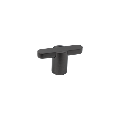 Momo Fusion T Knob 58mm in Black Titanium