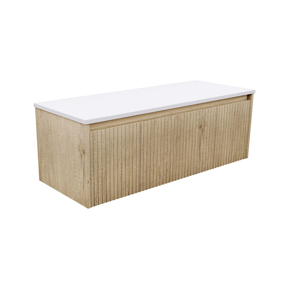 Fienza Alina Fluted Wall Hung Vanity Cabinet