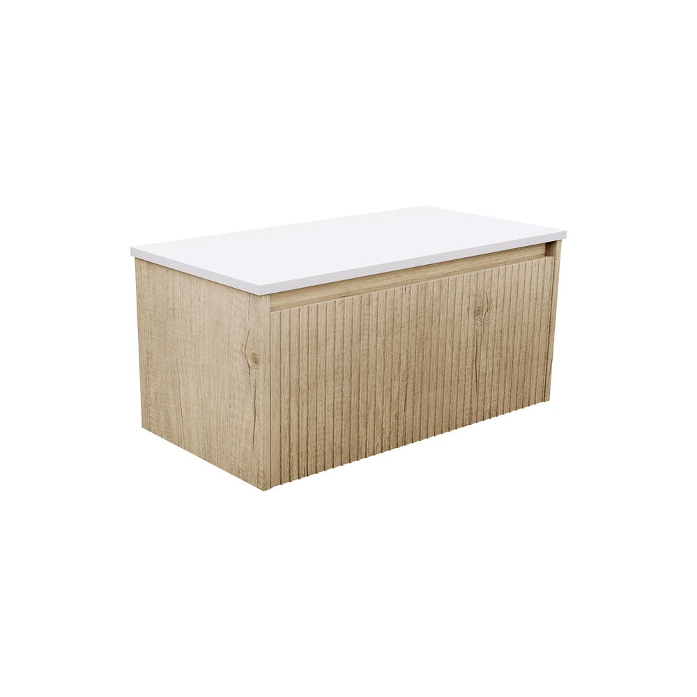 Fienza Alina Fluted Wall Hung Vanity Cabinet