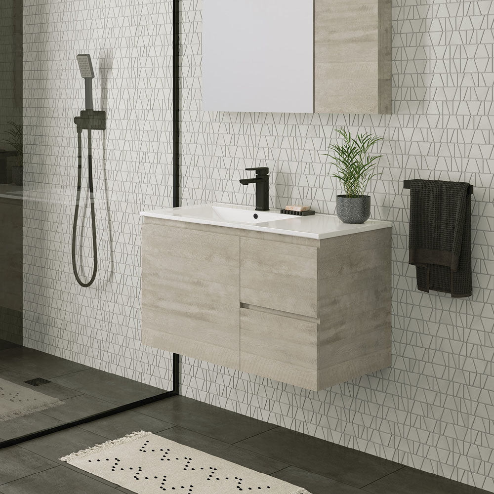 Fienza Carmen Wall Hung Vanity C90W