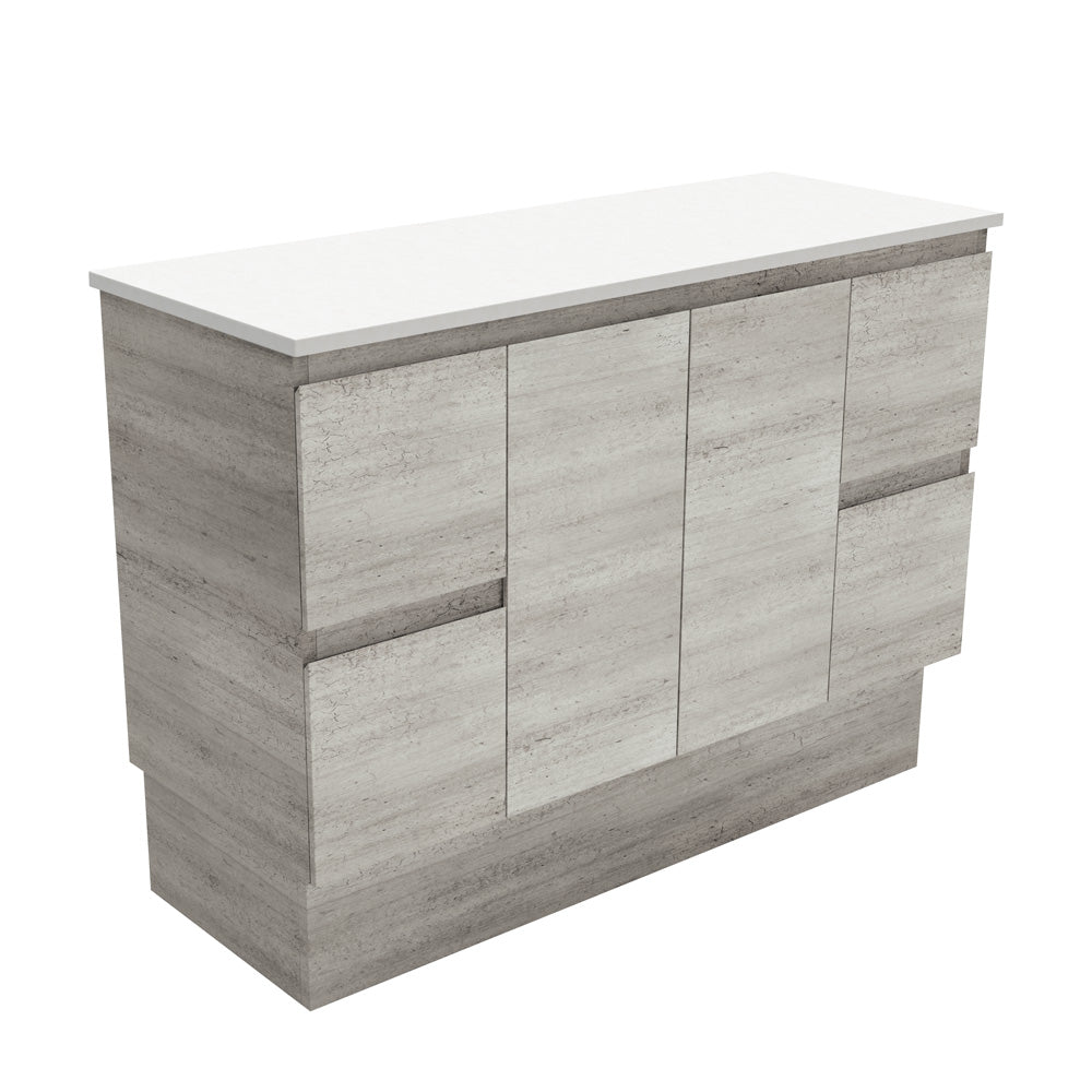 Fienza Edge Industrial Vanity Cabinet on Kickboard