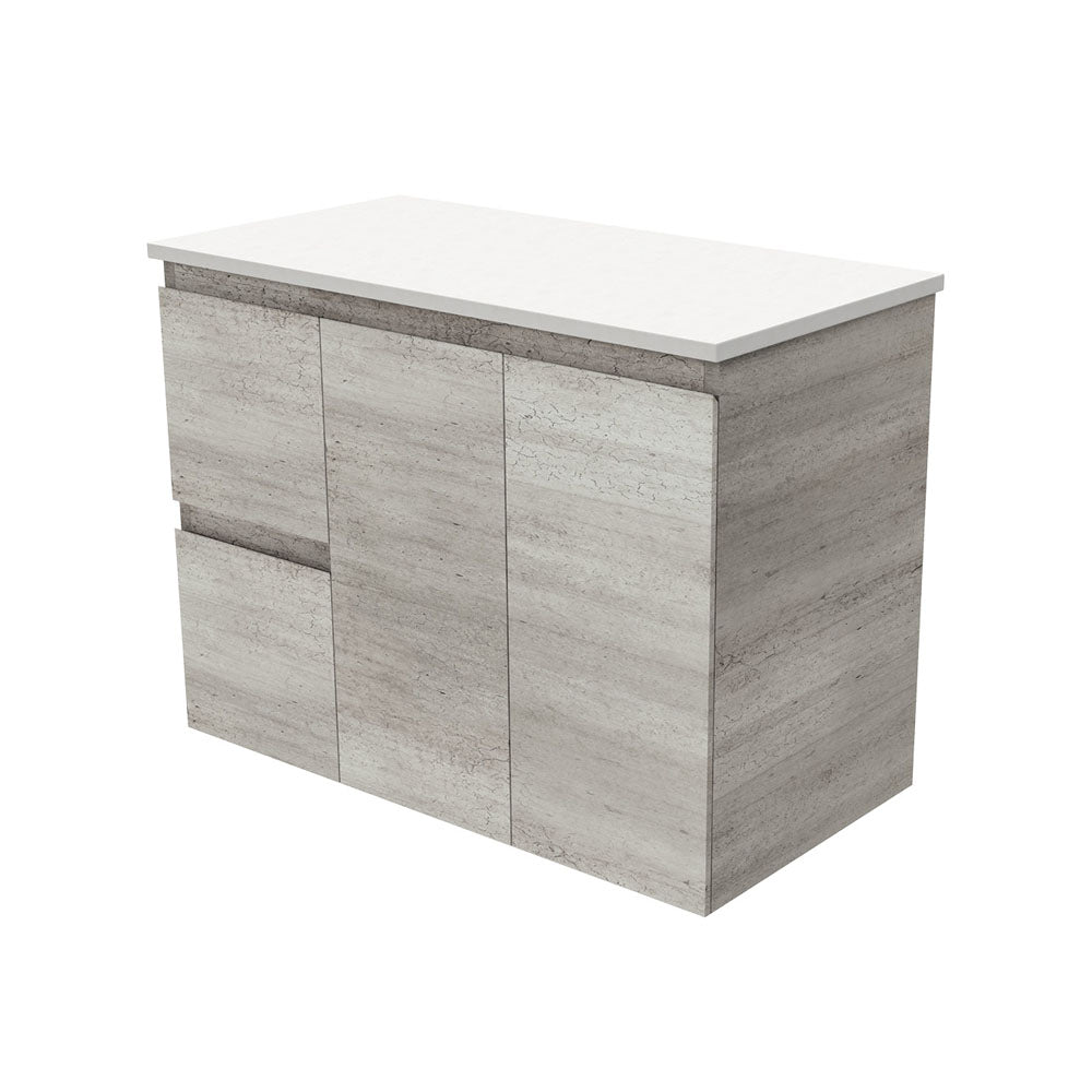 Fienza Edge Industrial Wall Hung Vanity Cabinet