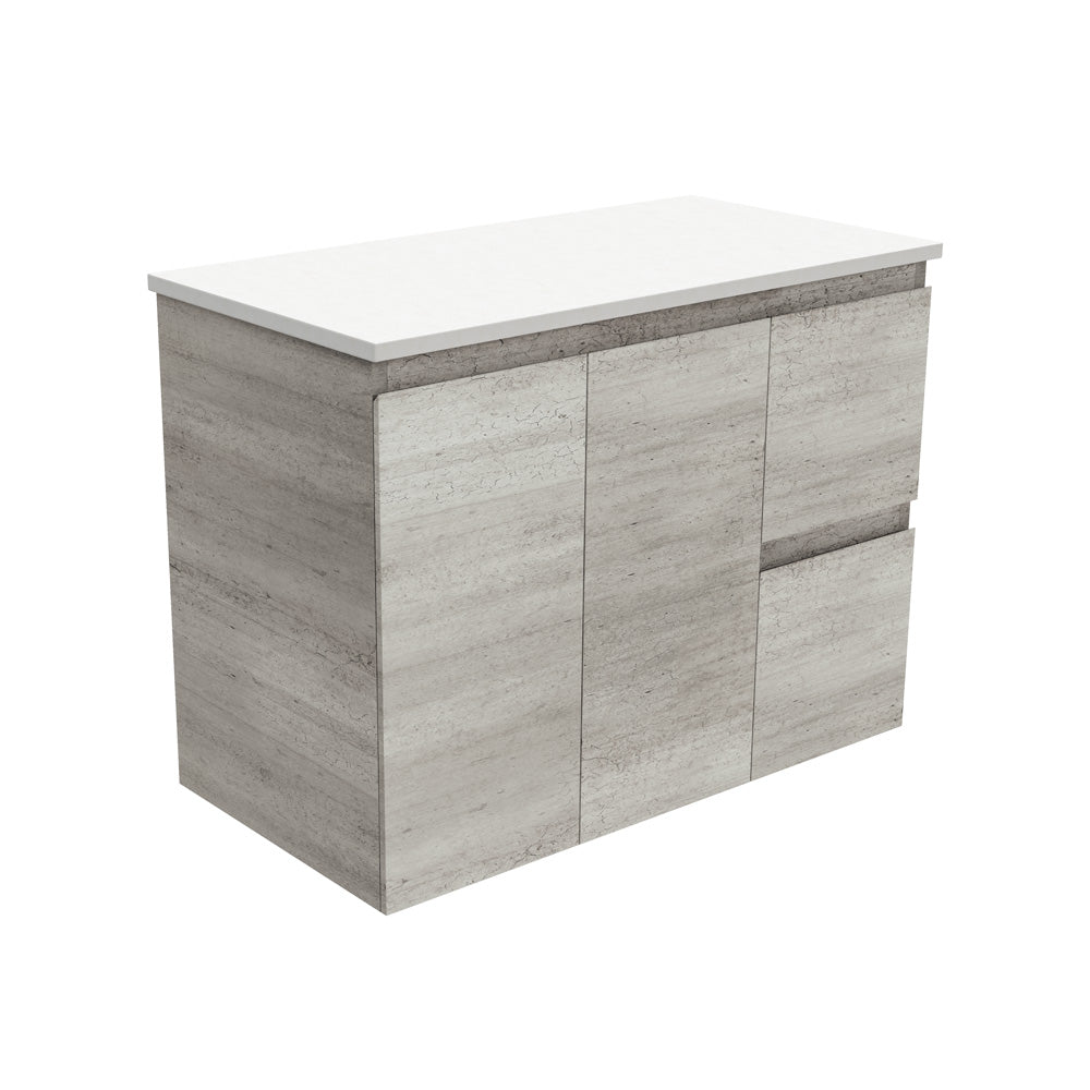 Fienza Edge Industrial Wall Hung Vanity Cabinet