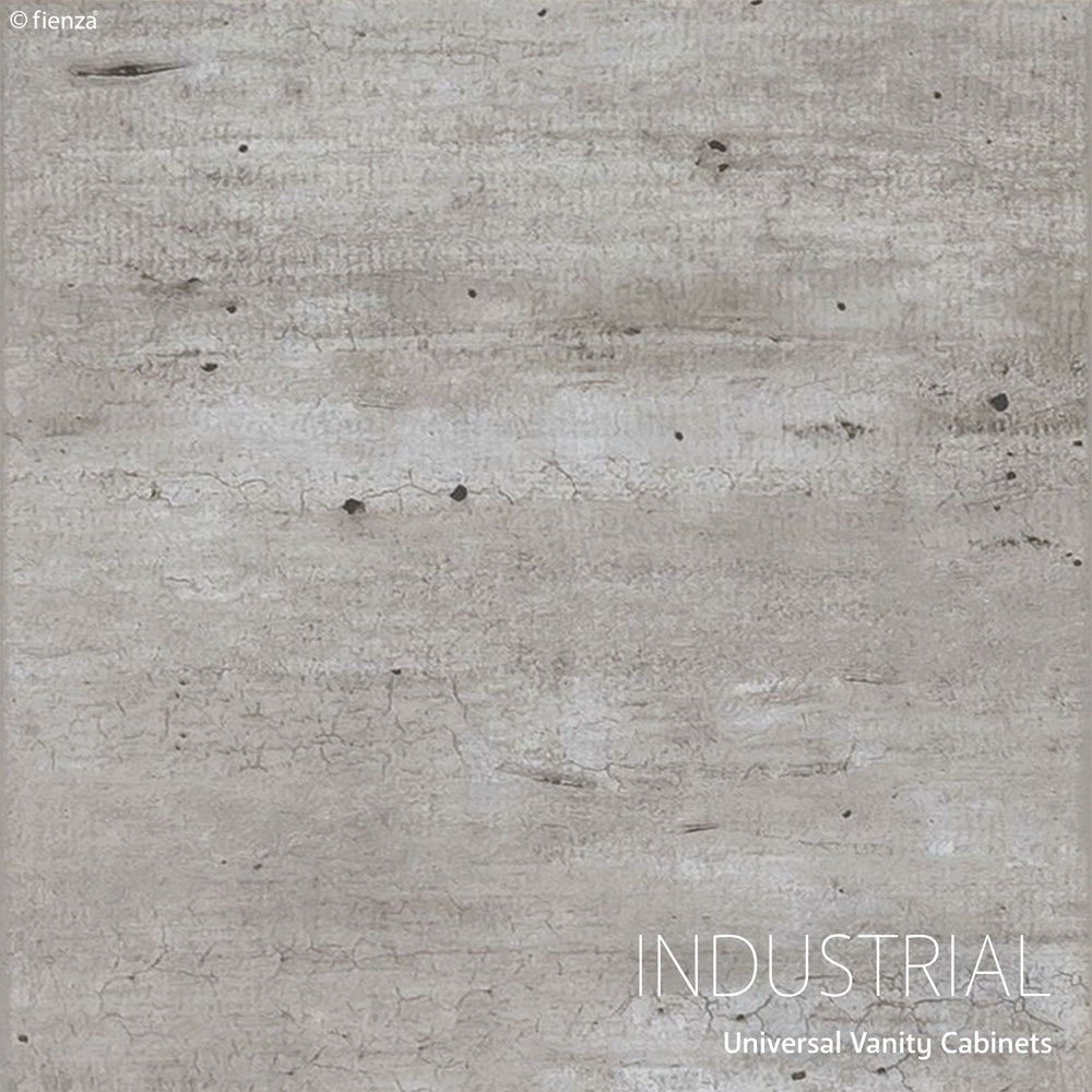 Fienza Edge Industrial Vanity Cabinet on Kickboard lifestyle