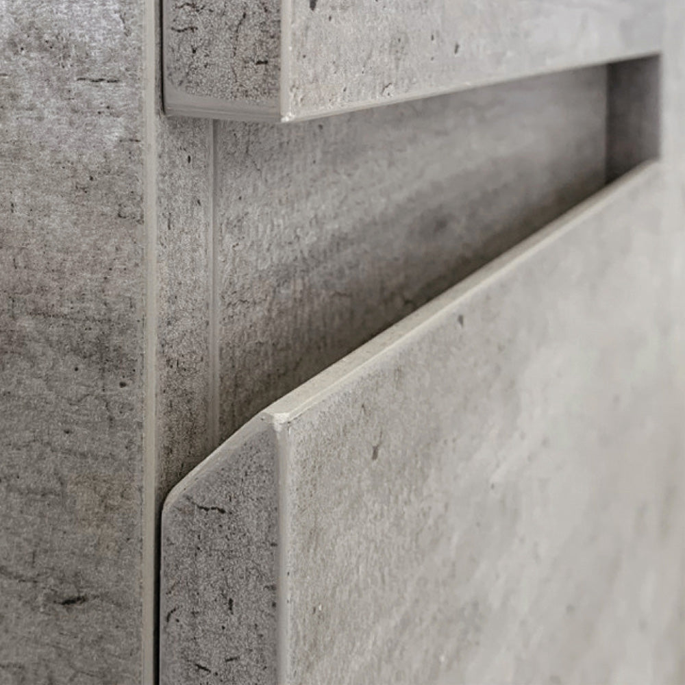 Fienza Edge Industrial Vanity Cabinet on Kickboard lifestyle