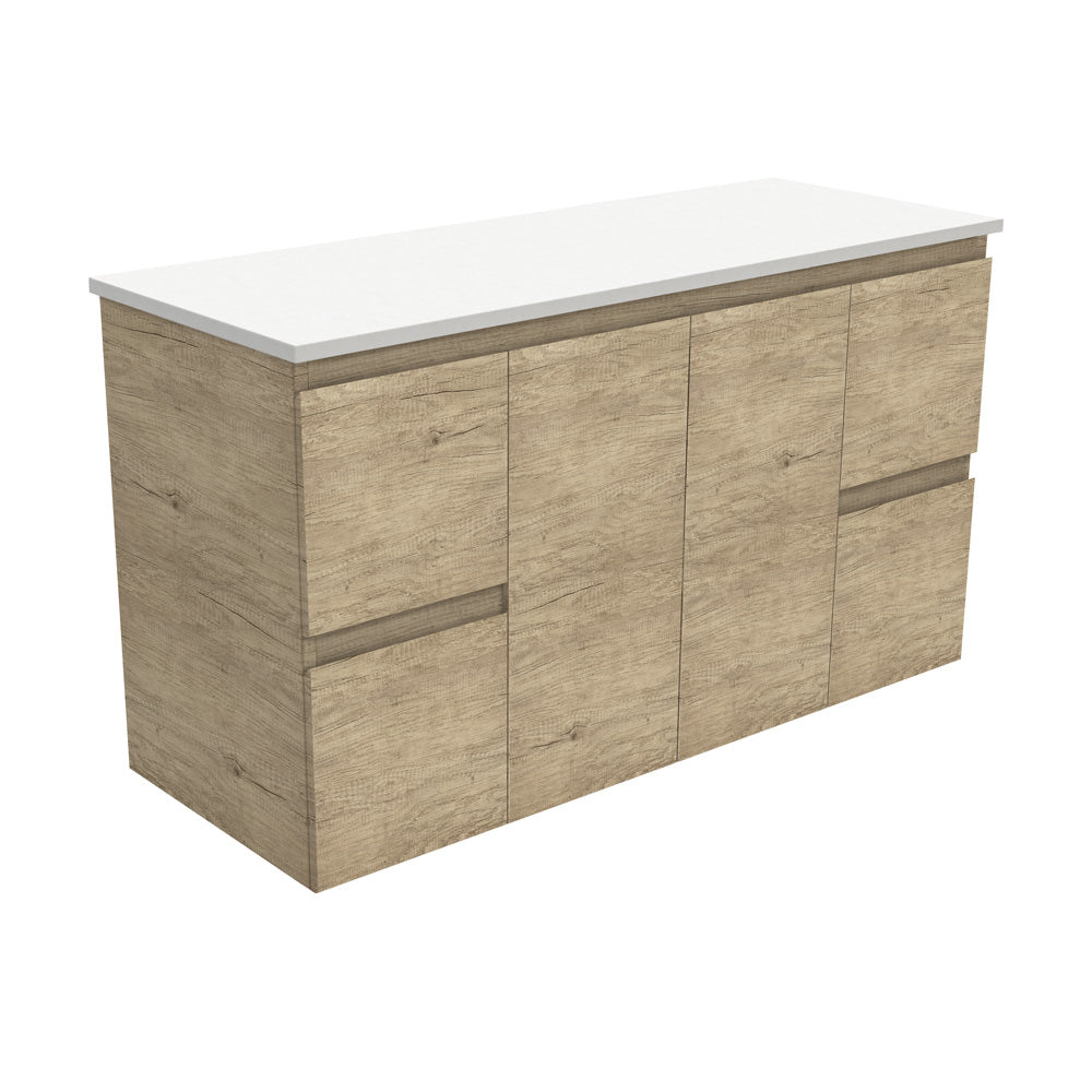 Fienza Edge Scandi Oak Wall Hung Vanity Cabinet 1200mm