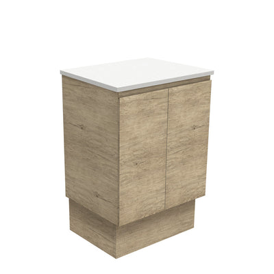 Fienza Edge Scandi Oak Vanity Cabinet on Kickboard