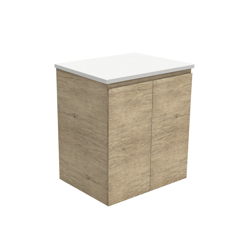 Fienza Edge Scandi Oak Wall Hung Vanity Cabinet 600mm