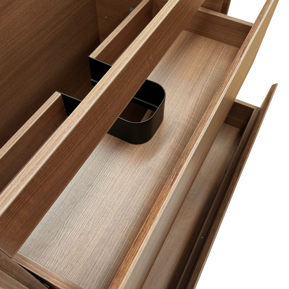 Fienza Edge Walnut cabinet detail