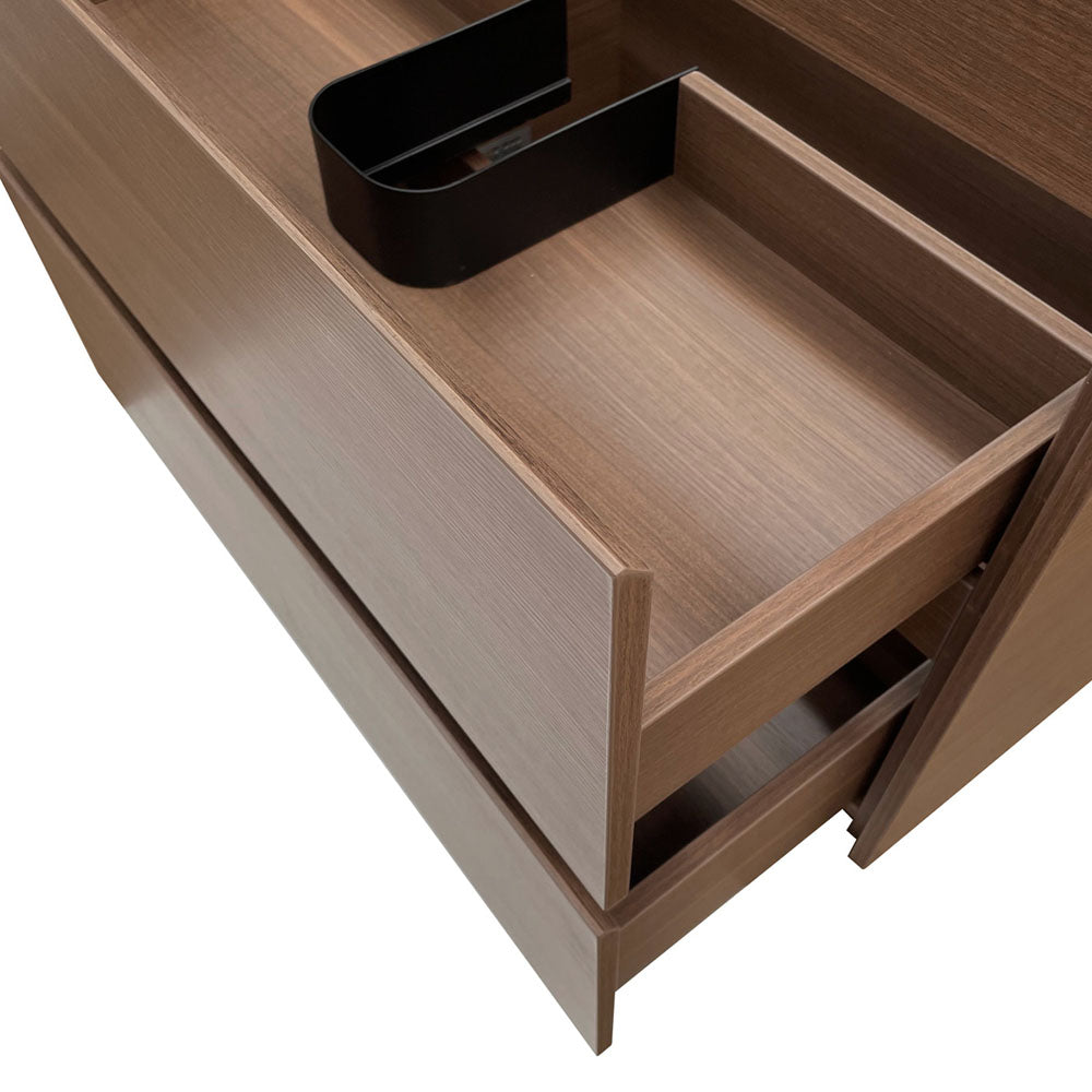 Fienza Edge Walnut cabinet detail