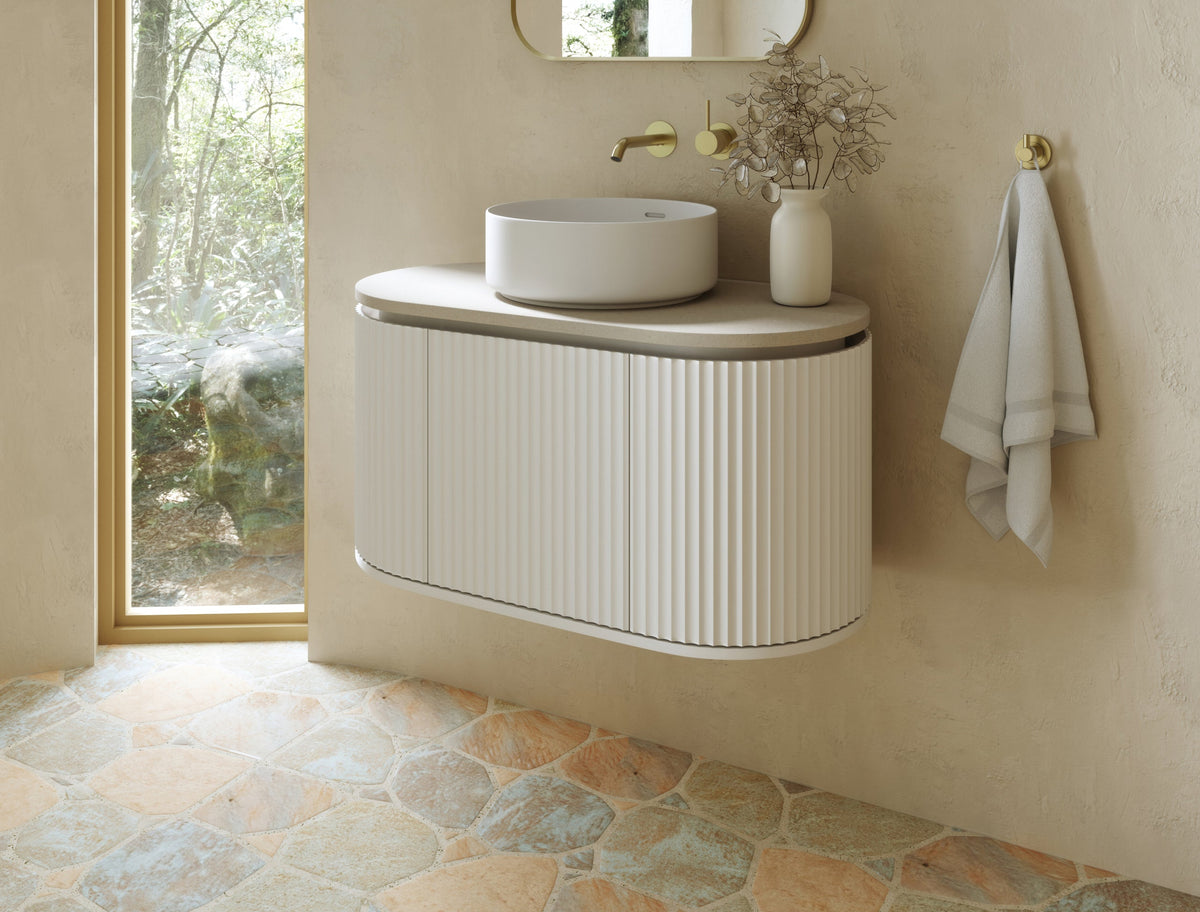 Fienza Empire Pill Wall Hung Vanity Cabinet lifestyle