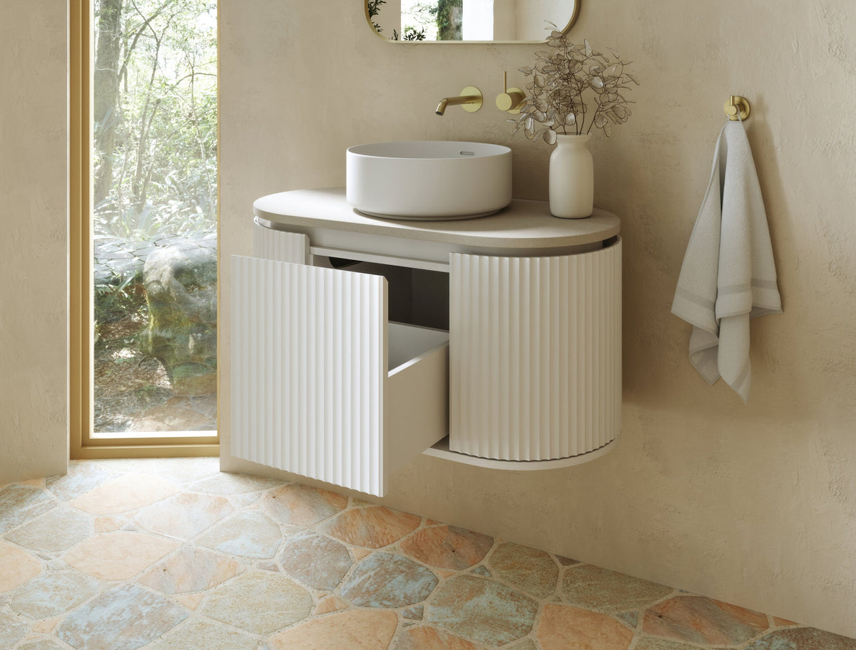 Fienza Empire Pill Wall Hung Vanity Cabinet lifestyle