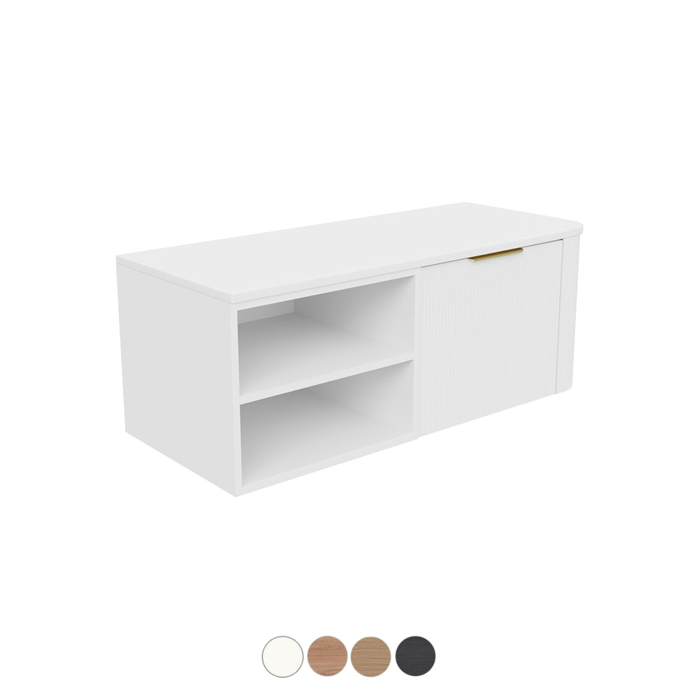 Fienza Margot Custom Width Shelf Wall Hung Vanity M90-LFS-CUST-S
