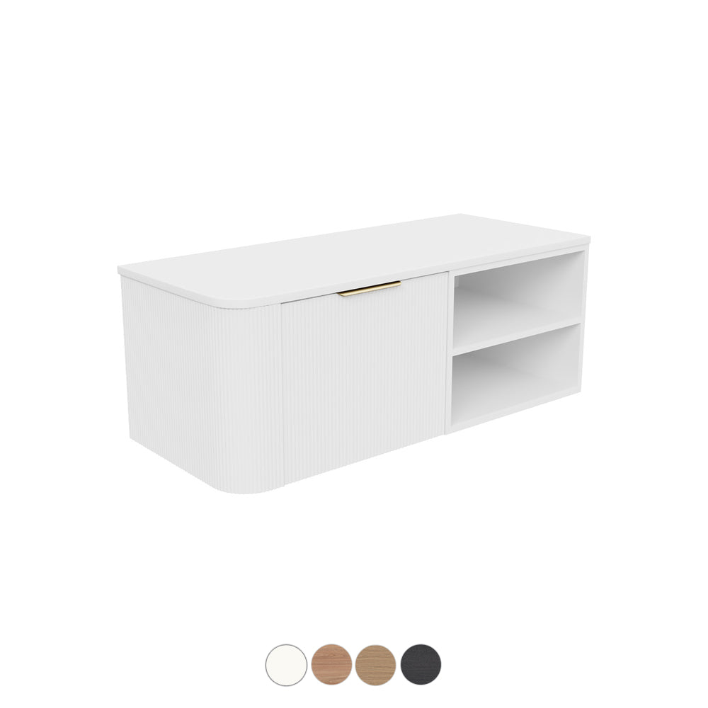 Fienza Margot Custom Width Shelf Wall Hung Vanity M90-RFS-CUST-S