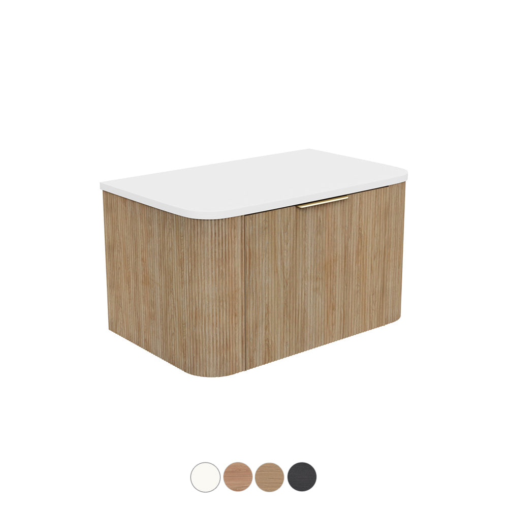 Fienza Margot Double Curve Wall Hung Vanity MA75W-S