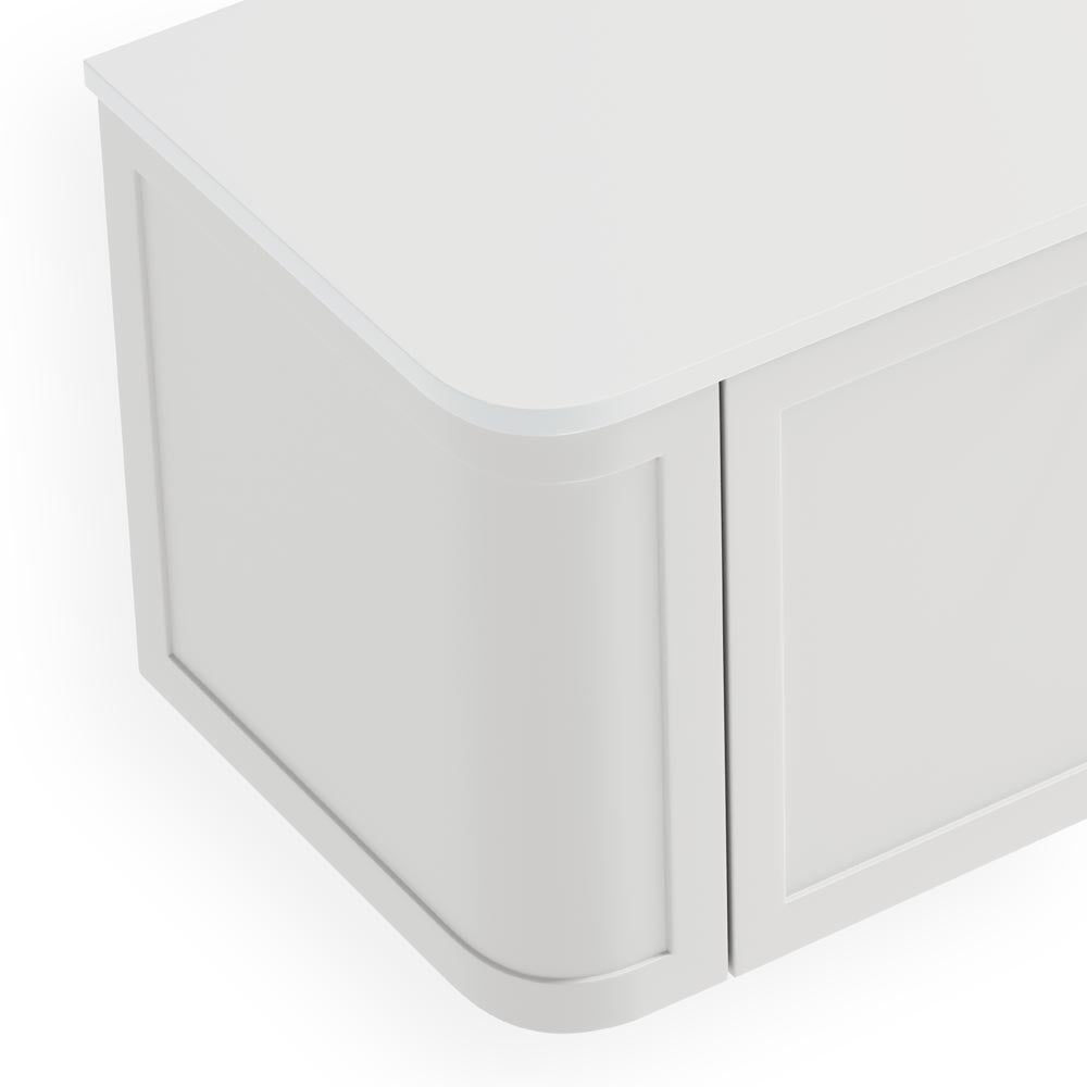 Fienza Mila Curved Wall Hung Vanity Cabinet lifestyle