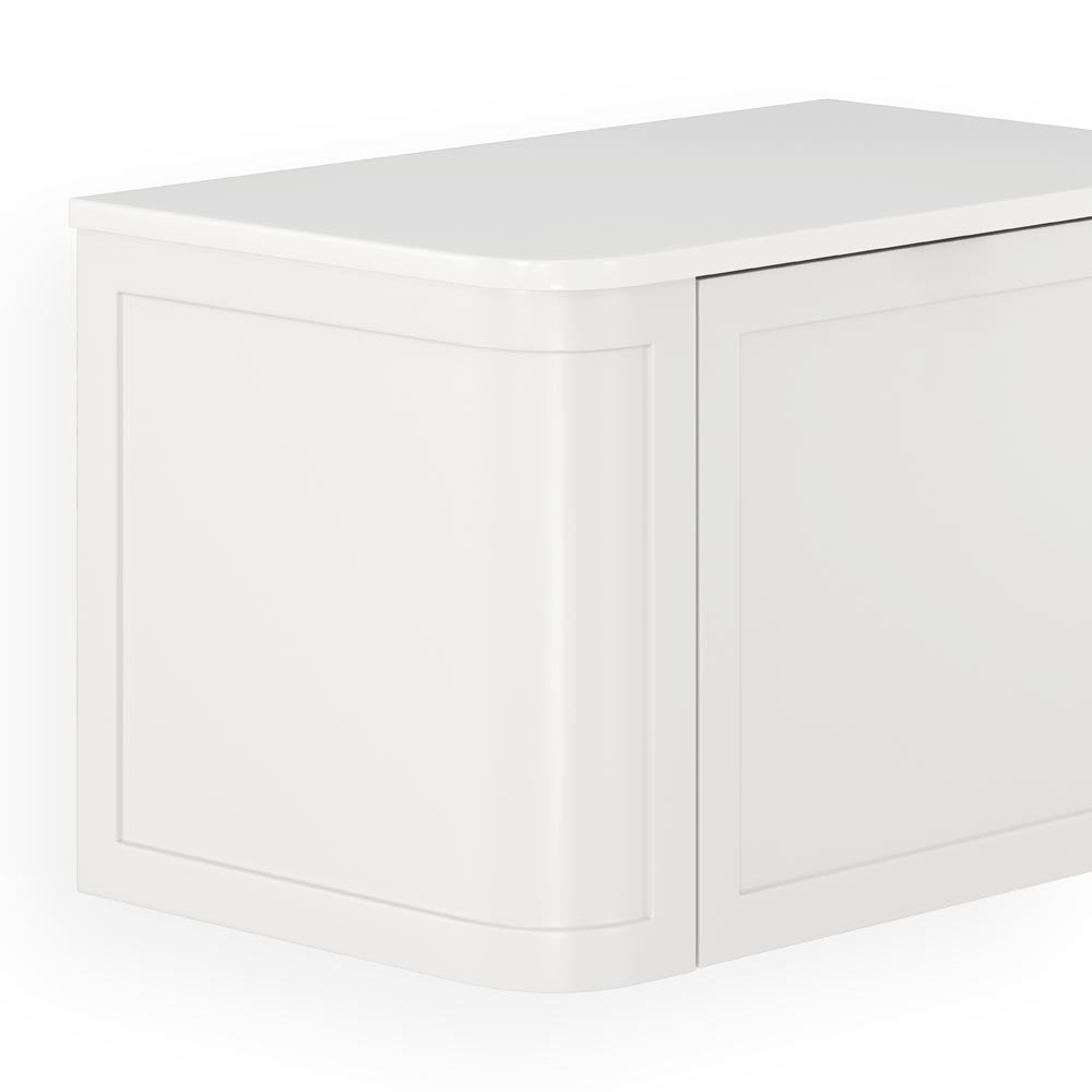 Fienza Mila Curved Wall Hung Vanity Cabinet lifestyle