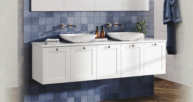 Fienza Mila Wall Hung Vanity Cabinet lifestyle