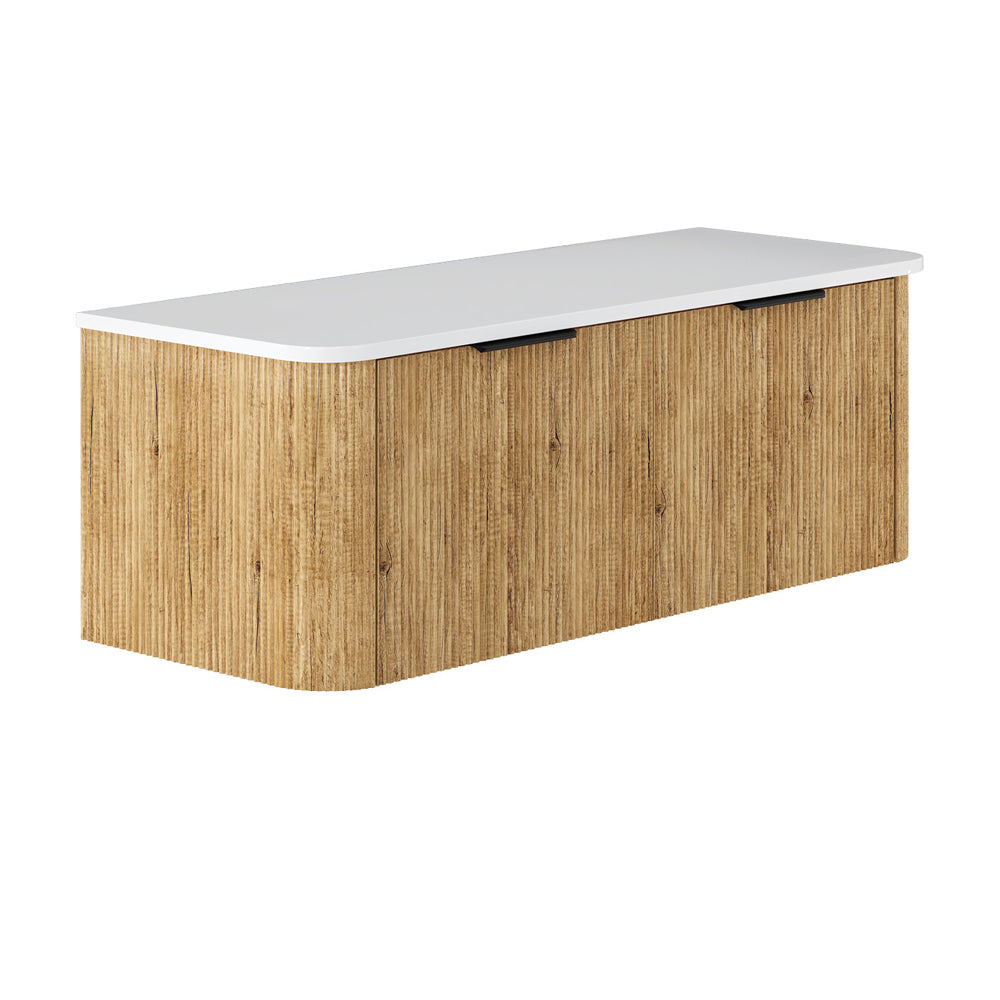 Fienza Minka Curved Wall Hung Vanity Cabinet
