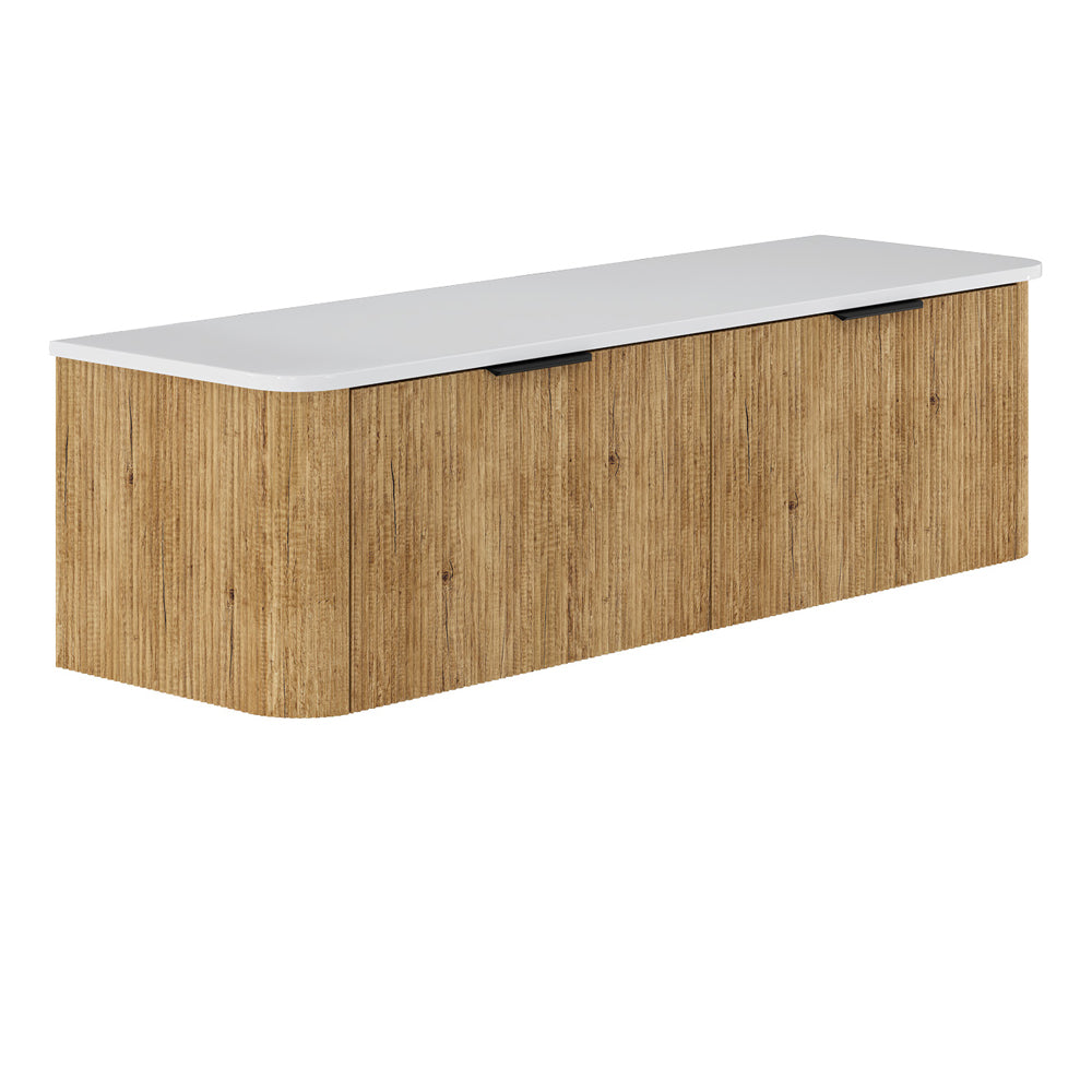 Fienza Minka Curved Wall Hung Vanity Cabinet