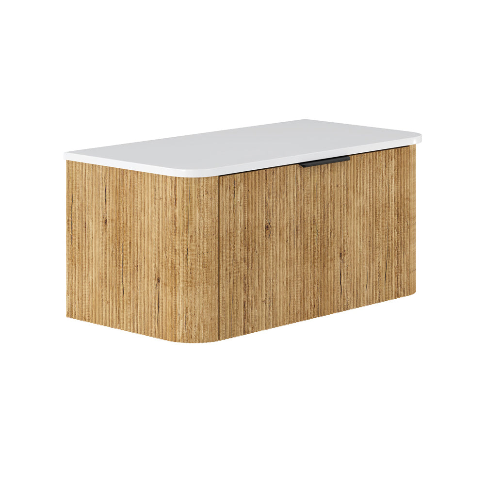 Fienza Minka Curved Wall Hung Vanity Cabinet