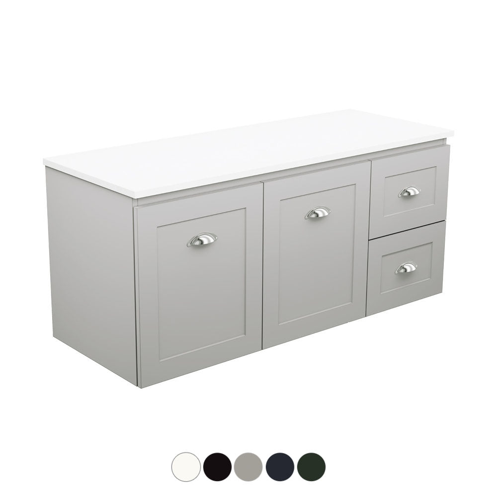 Fienza Newport Wall Hung Vanity N120W